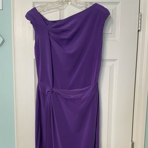 Beautiful Purple Eva Mendes Dress- Warn Once